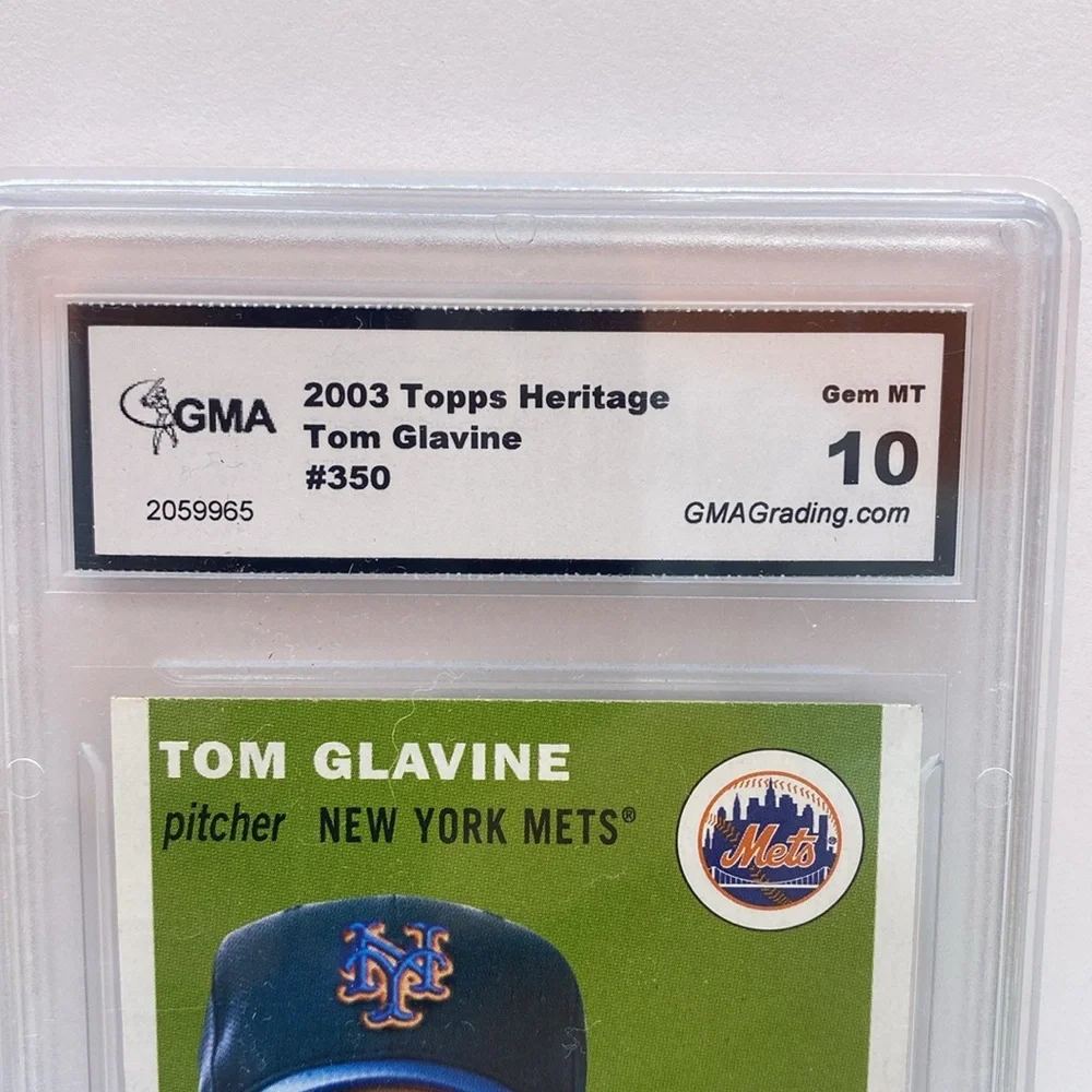 2003 Topps Heritage Tom Glavine NY Mets #350 (MISC14) - Picture 2 of 3